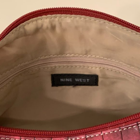 Nine West Pink/Red Shoulder bag in baguette style - Picture 10 of 14